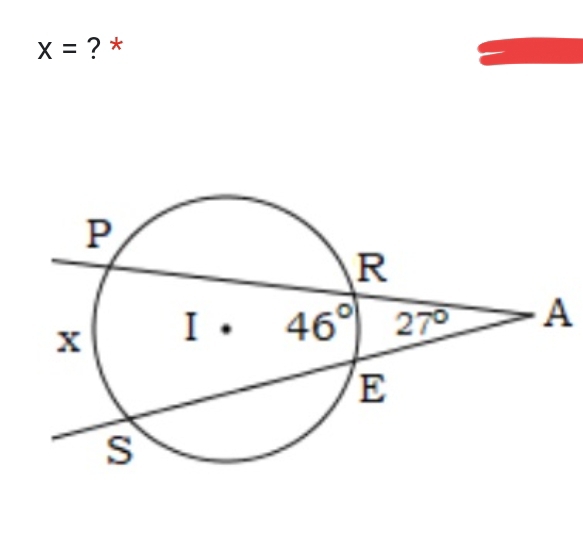 x= ? *
A