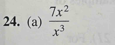  7x^2/x^3 