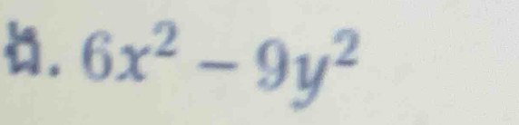 6x^2-9y^2