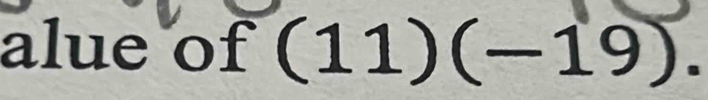 alue of (11) (−1 _ 9)