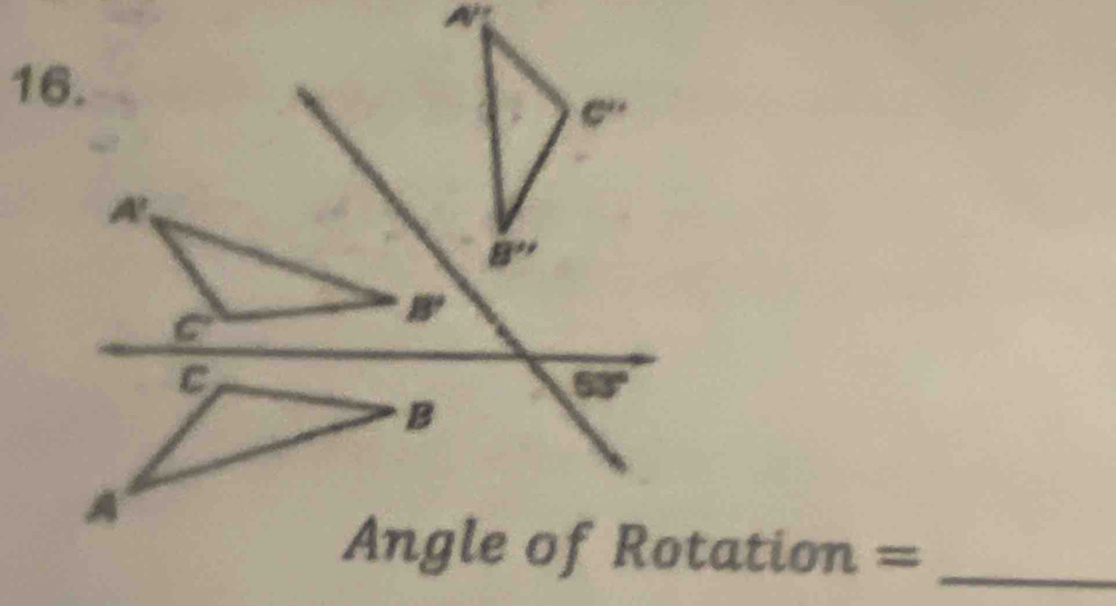 Angle of Rotation =_