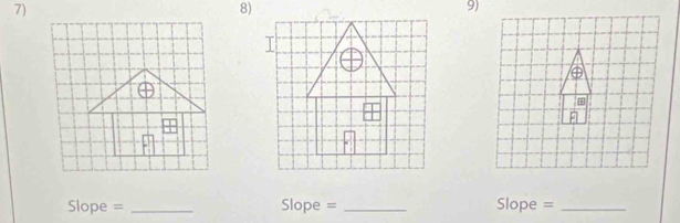 Slope = _  Slope = _Slope =_