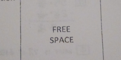 FREE 
SPACE