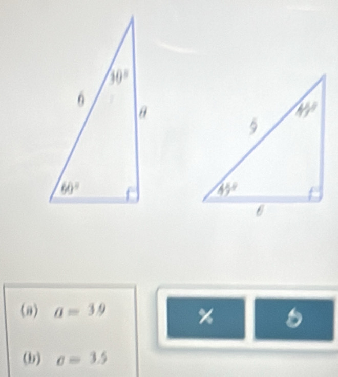 (8) a=3.9
(b) sigma =3.5