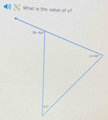 What is the value of s?