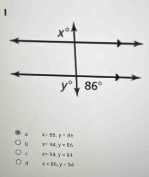 a x=86,y=86
b x=94,y=86
C x=94,y=94
d x=86,y=94