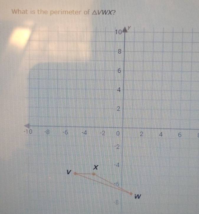 What is the perimeter of △ VWX