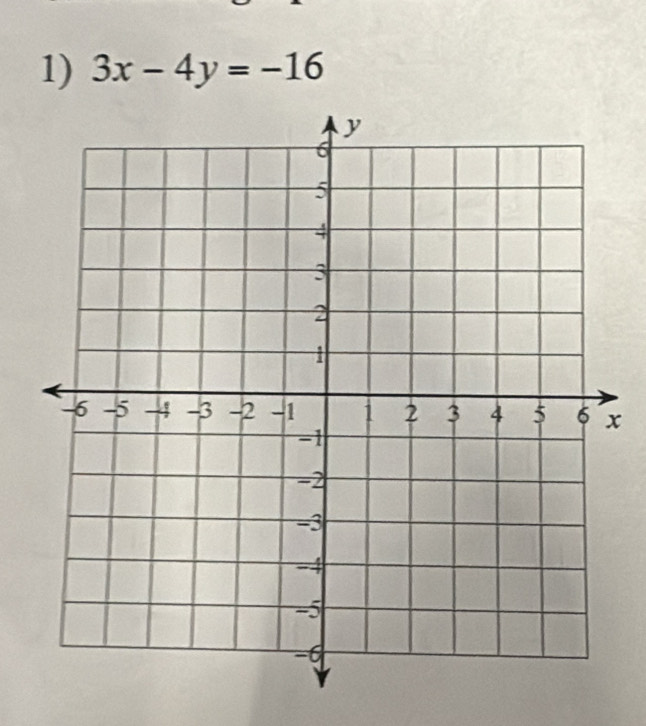 3x-4y=-16
x