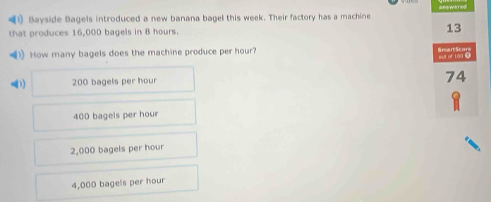 Solved: answered 1) Bayside Bagels introduced a new banana bagel this ...