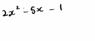 2x^2-5x-1