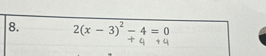 2(x-3)^2-4=0