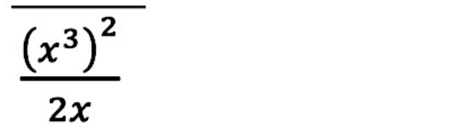 frac (x^3)^22x