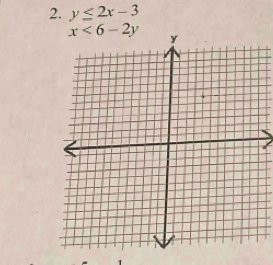 y≤ 2x-3
x<6-2y</tex>