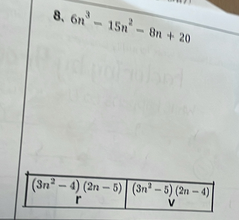 6n^3-15n^2-8n+20