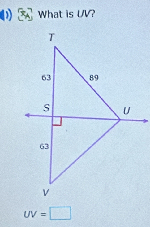 What is UV?
UV=□