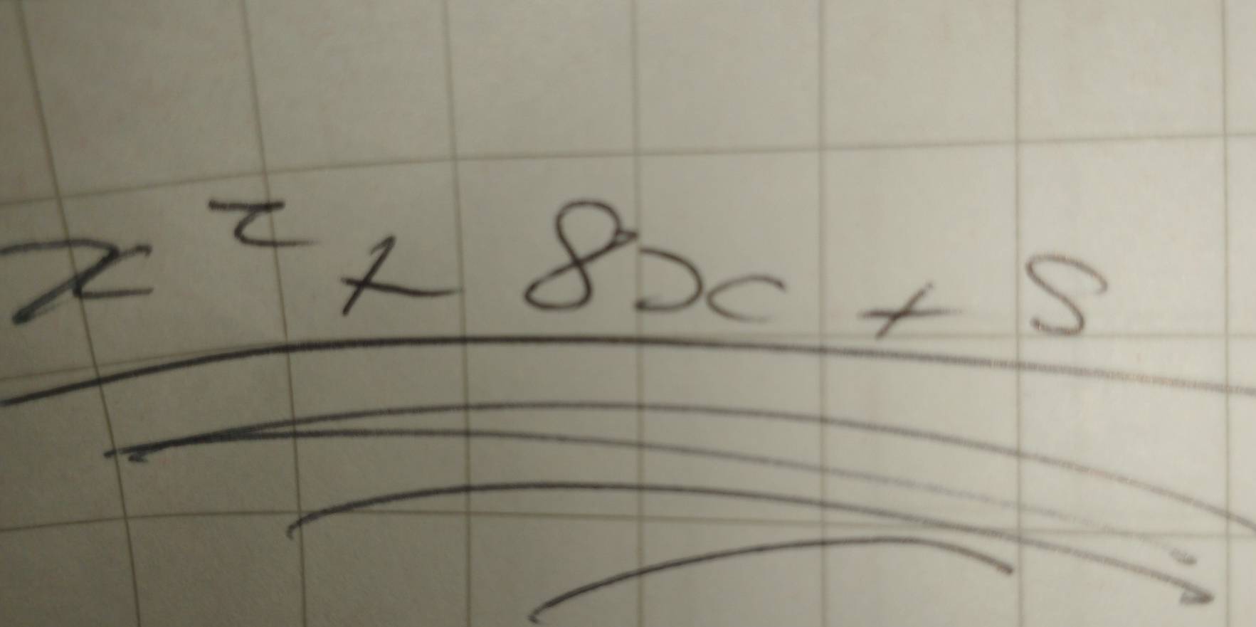 frac x^2+8x+8