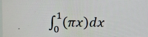 ∈t _0^1(π x)dx