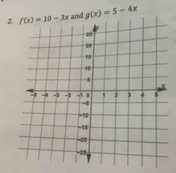 g(x)=5-4x