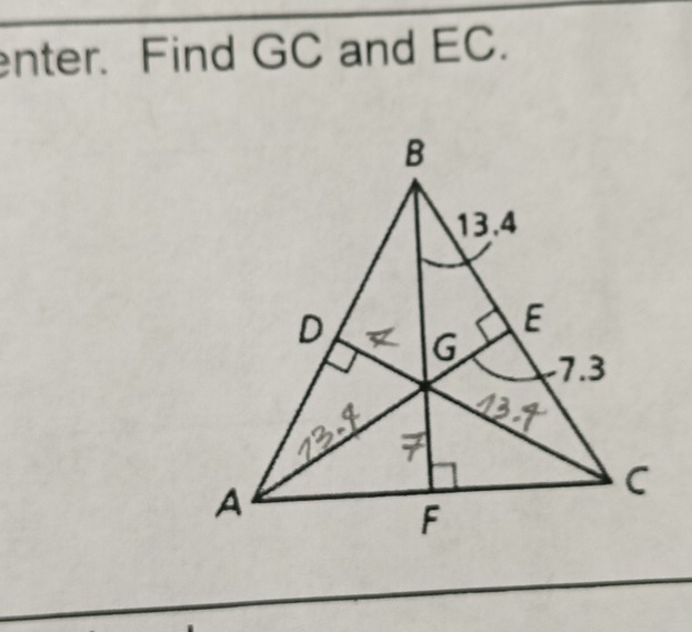 enter. Find GC and EC.