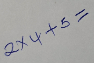 2* 4+5=