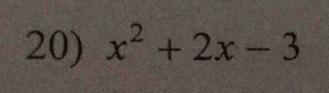 x^2+2x-3