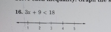 3x+9<18</tex>