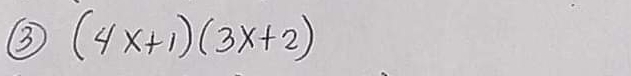 3 (4x+1)(3x+2)