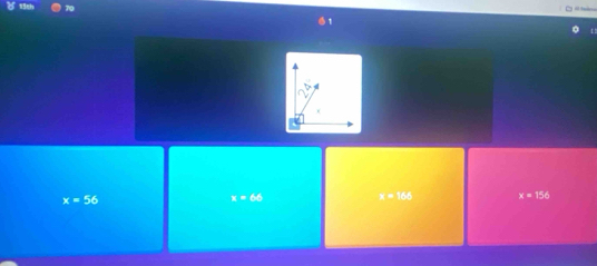 x=56
x=66
xapprox 1.38 x=156