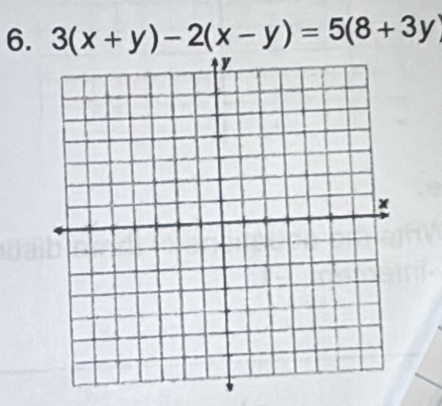 3(x+y)-2(x-y)=5(8+3y