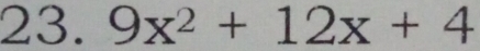 9x^2+12x+4