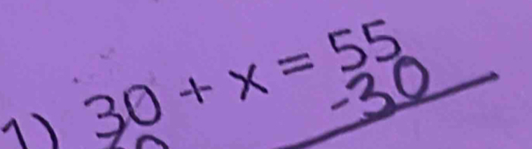 0+ × = 55
1)