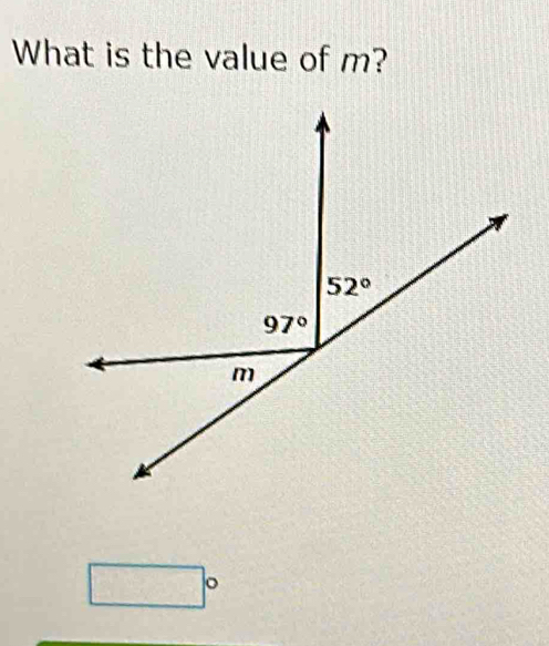 What is the value of m?
n