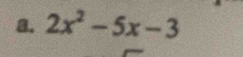 2x^2-5x-3