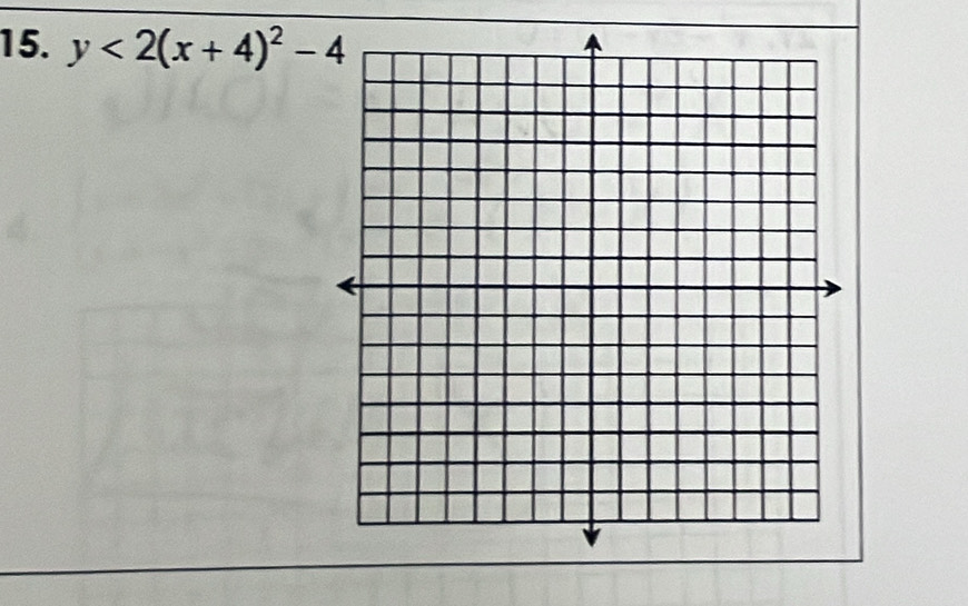 y<2(x+4)^2-4