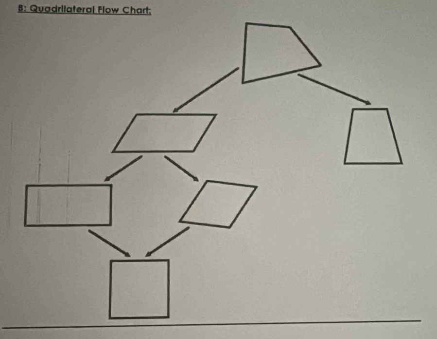 Quadrilateral Flow Chart;