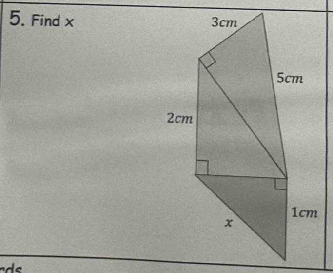 Find x