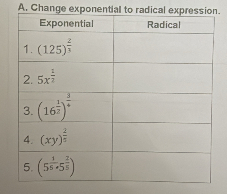 Change exponent.