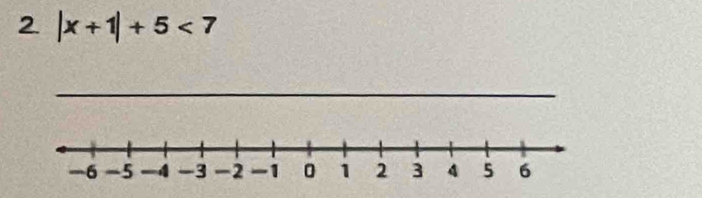 2 |x+1|+5<7</tex>