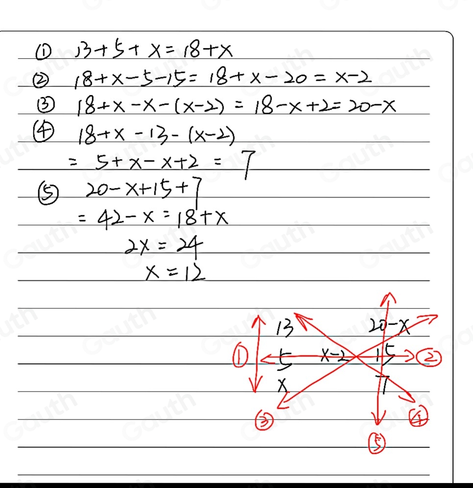 Giải quyết:In a magic square each row, each column and both main ...