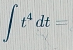 ∈t t^4dt=