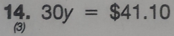 30y=$41.10
(3)