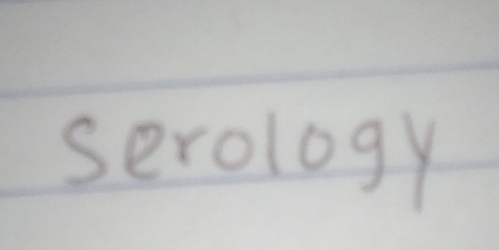 serology