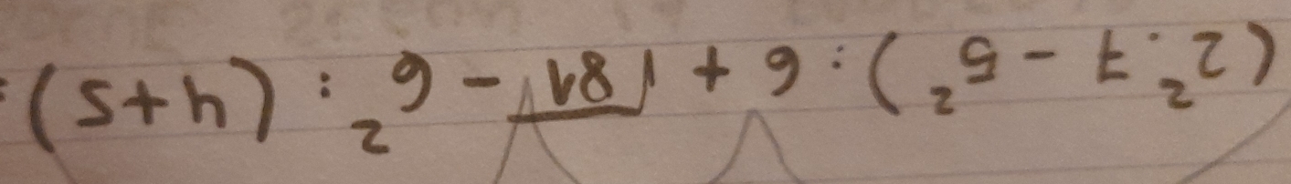 (2^2· 7-5^2):6+sqrt(81)-6^2:(4+5)