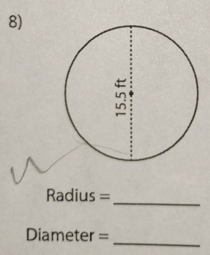 adius = 
_
Diameter =