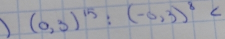 (0,3)^15:(-0,3)^8