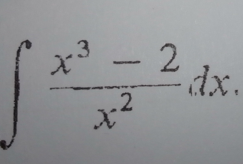 ∈t  (x^3-2)/x^2 .dx.