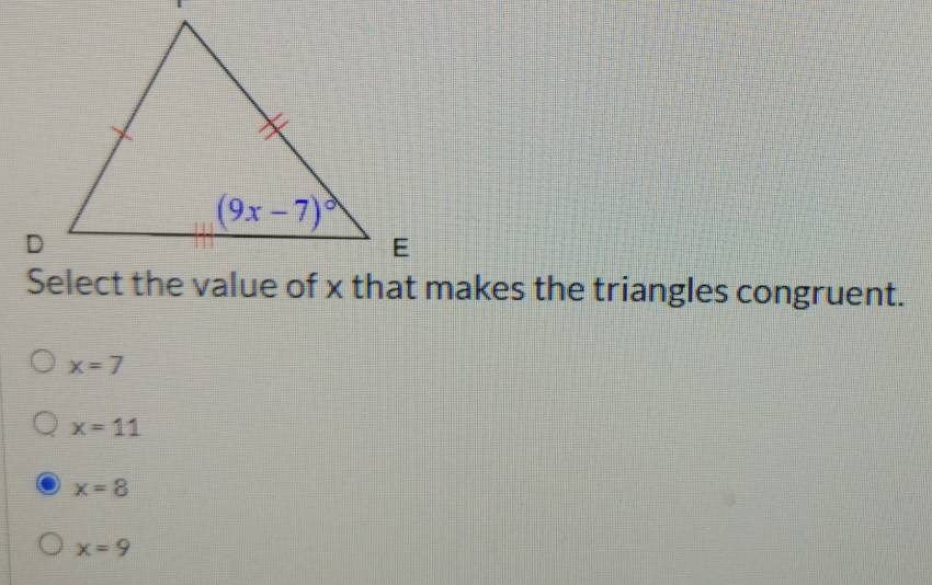 x=7
x=11
x=8
x=9