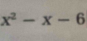 x^2-x-6