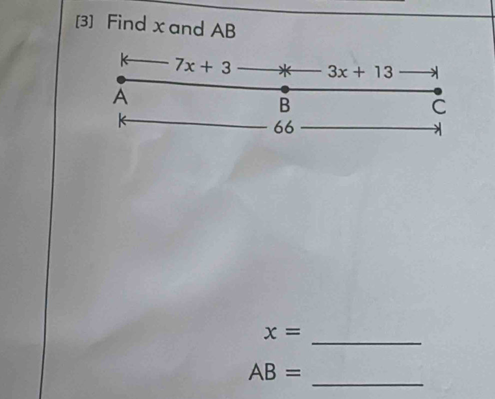 [3] Find x and AB
_ x=
_
AB=