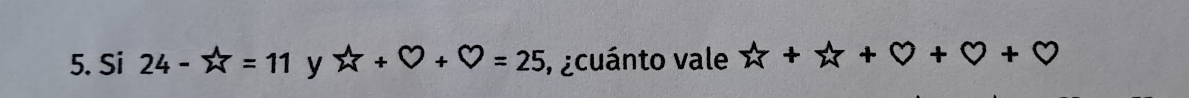 Si 24-π =11 y widehat w+bigcirc +bigcirc =25 ¿cuánto vale z+z+0+0+0